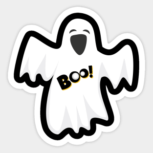 Boo! Halloween Sticker